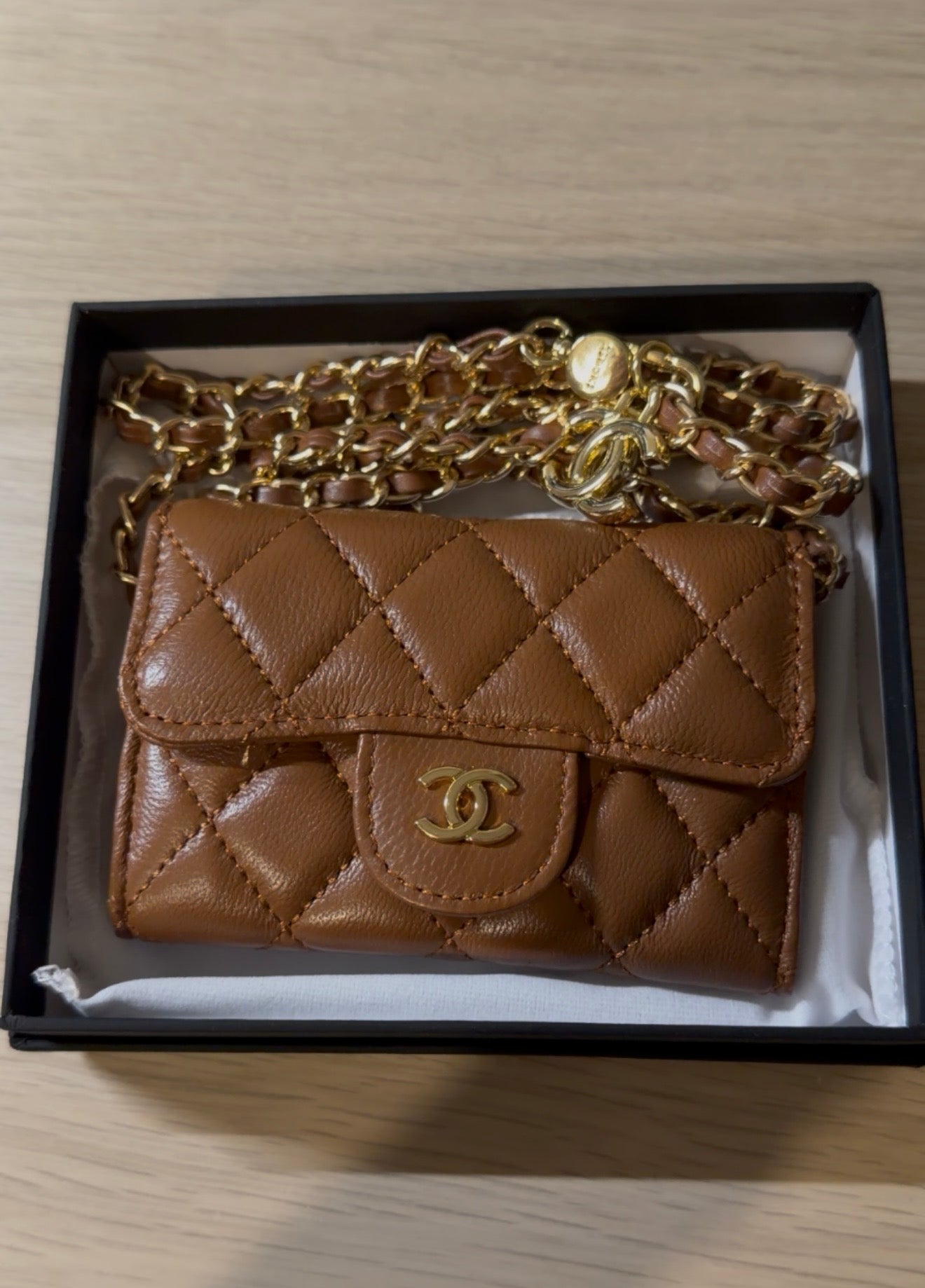 Mini sac marron