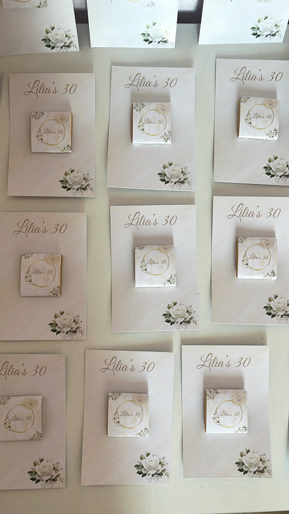 Cartes chocolats