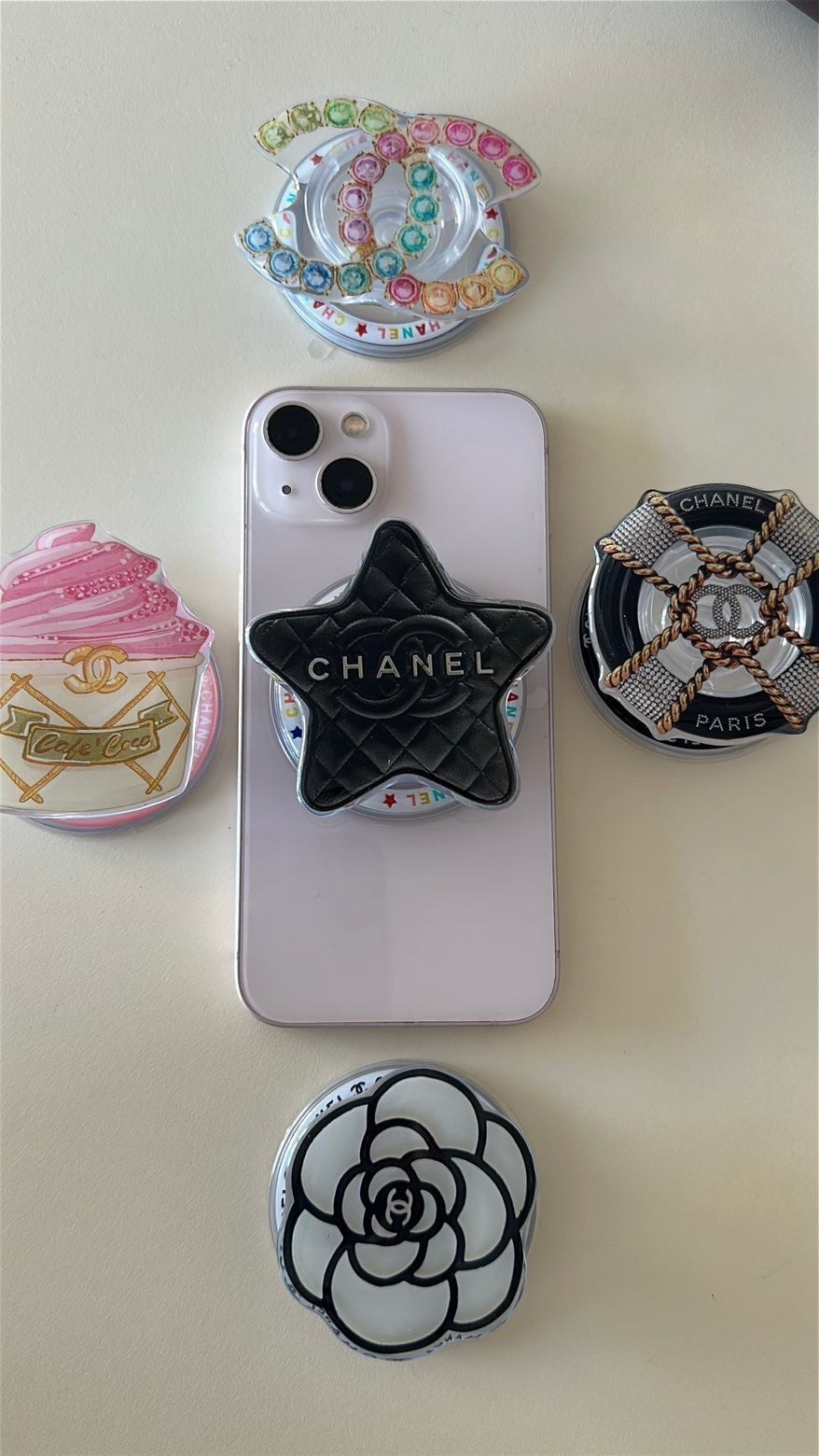 Accessoire de téléphone étoile noire 🖤