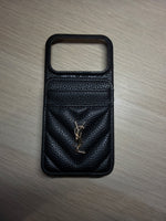 Coque YSL noir 17 pro Max