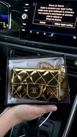 Mini sac or vernis