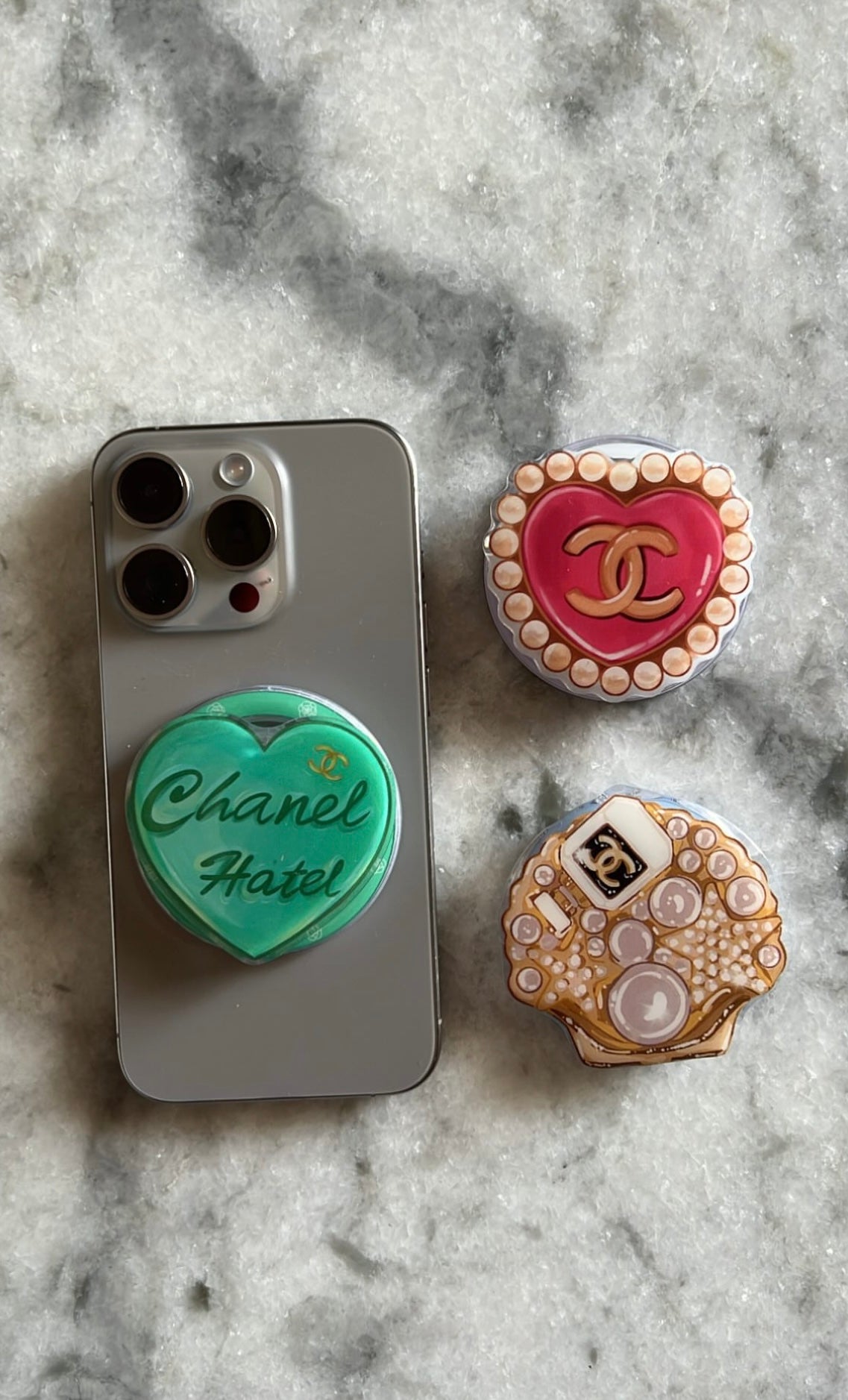 Accessoire de téléphone cœur 🩵
