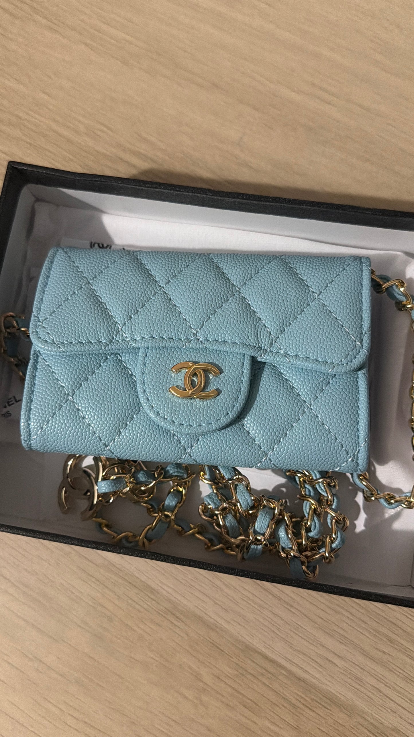 Mini sac cc bleu ciel 🩵🦋