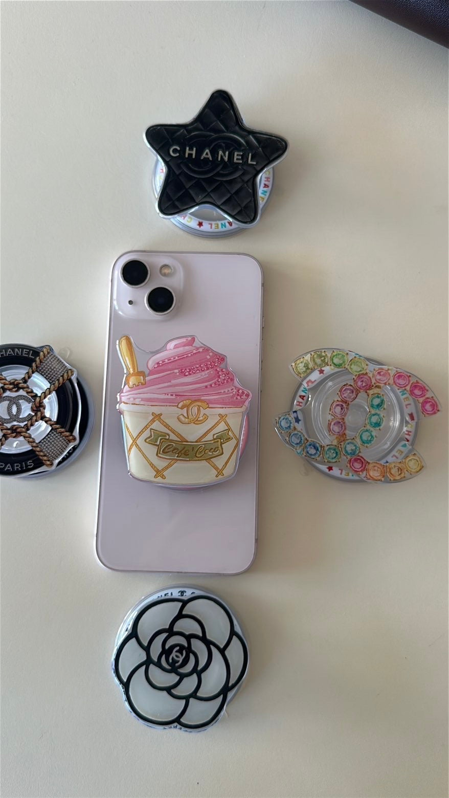 Accessoire de téléphone glace CC