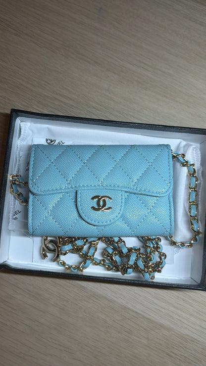 Mini sac cc bleu ciel 🩵🦋