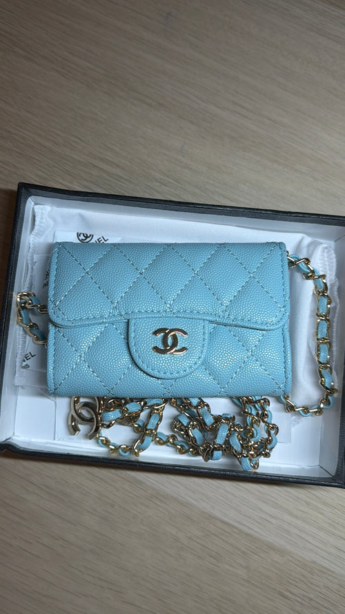 Mini sac cc bleu ciel 🩵🦋