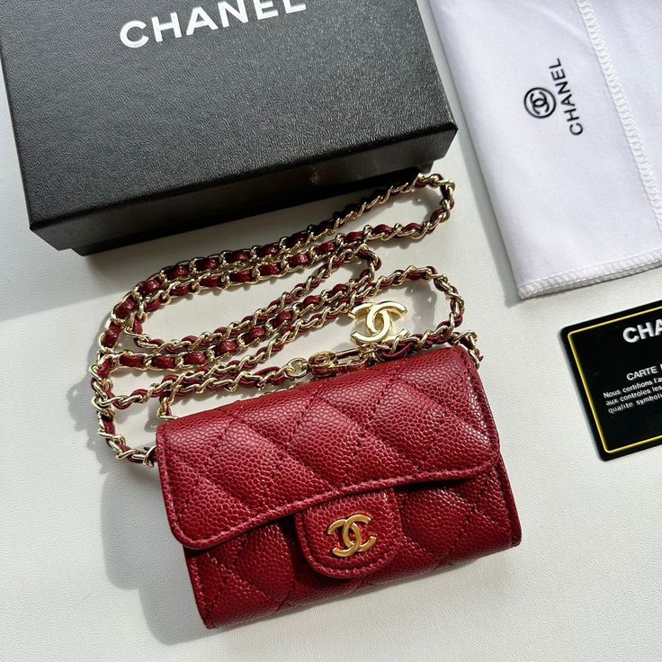 Mini sac rouge bordeau 🍒