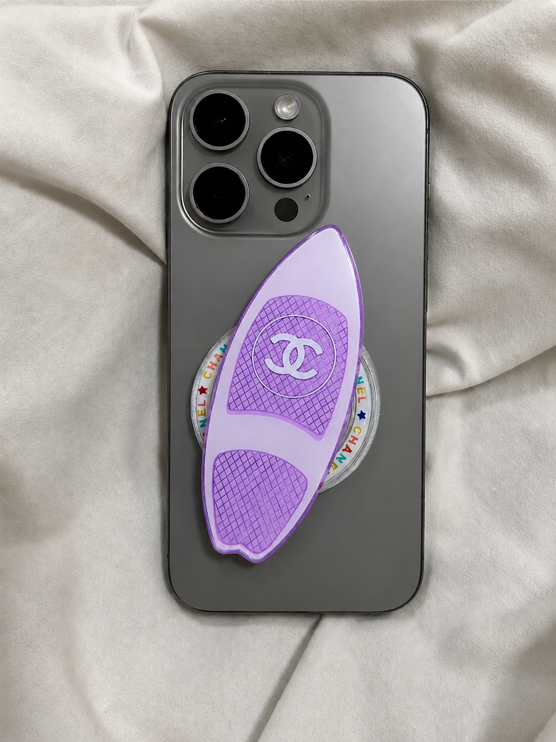 Grip planche de surf violet
