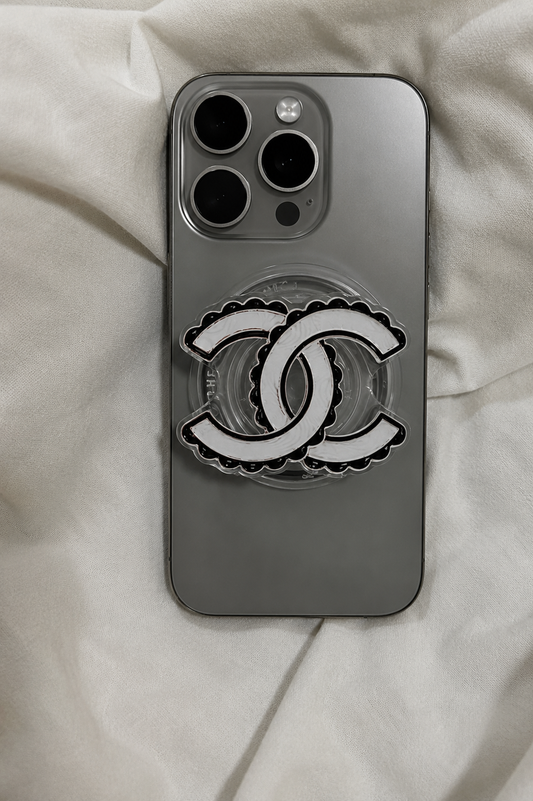 Grip phone blanc